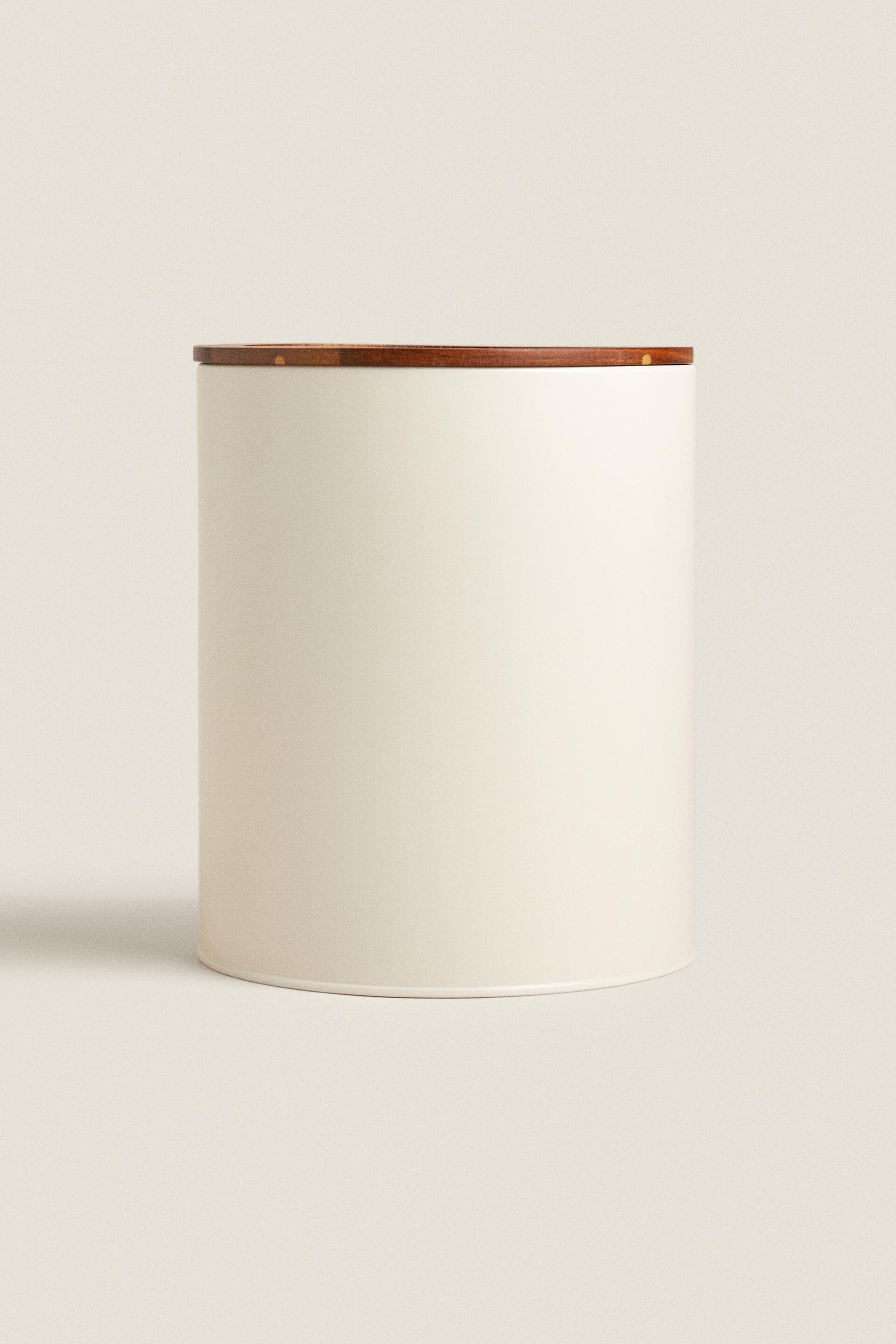 

МЕТАЛЛИЧЕСКАЯ КОРЗИНА ДЛЯ МУСОРНОЙ БУМАГИ С ДЕРЕВЯННОЙ КРЫШКОЙ