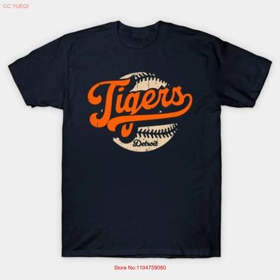 Tigers Classic T Shirt Vintage Washed Top For Everyday Wear Fashion Stylish Breathable Stretched Graphic Designer Clothes
