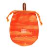 Gakken Staeful Very Hungry Drawstring X H15067 "The Caterpillar" Bag, Approx. 18.5 23cm, Orange,
