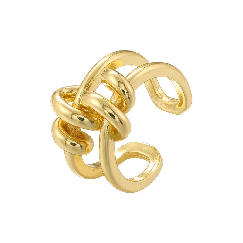 ZHUKOU Golden Plated Spring And Autumn Ring Collection Exquisite Simple Ladies Jewellery:VJ746-VJ752