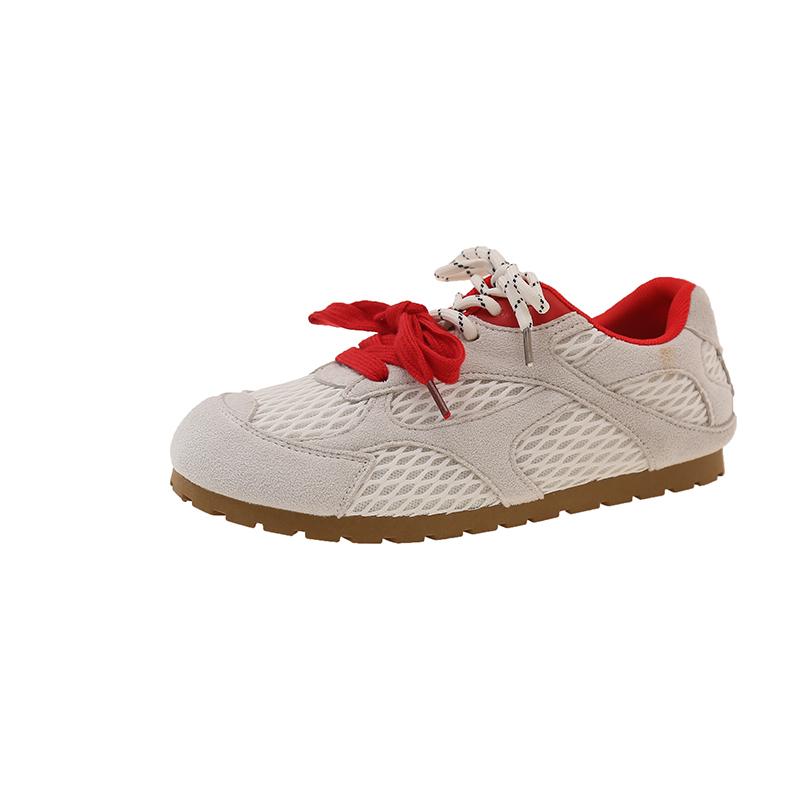 Fashion 2025 NEW Retro Simple, fashionable and versatile Shoes Breathable Mesh Sporty Casual Shoes Summer Versatile  Rubber Bottom