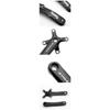 EVOSID Bicycle Crankset 104BCD Mountain Bike Square Hole Crank Aluminum Alloy 170mm MTB Bike Crank 8-12S Chainring 32/34/36/38T