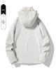 2024 Spring/Autumn Couple's Hooded Windbreaker - High Quality, Windproof, Waterproof, Wear-Resistant, Trendy, Versatile Solid Color Jacket