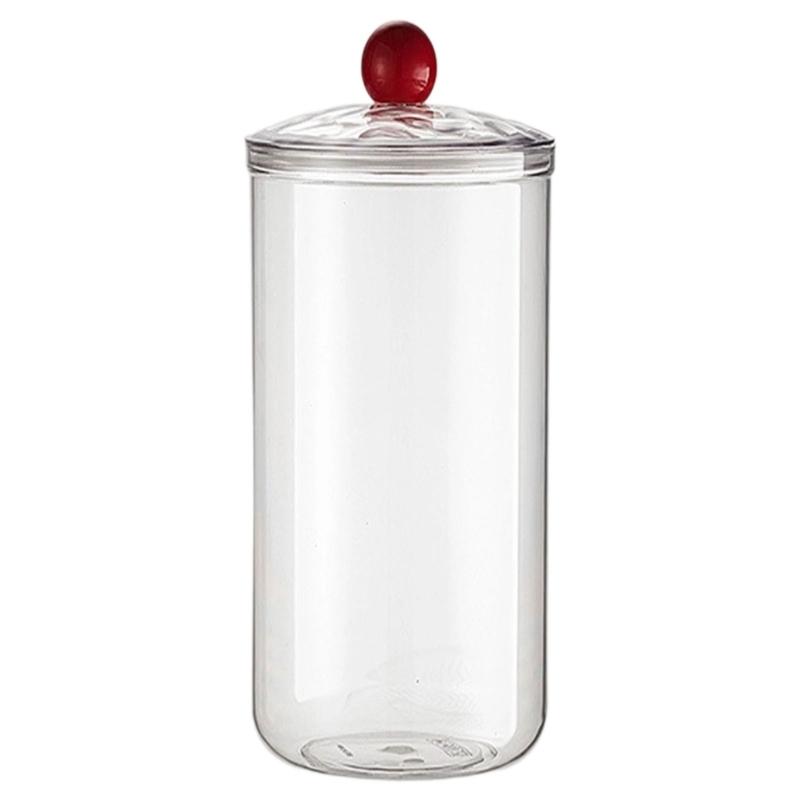 Plastic Airtights Coffee Bean Storage Jar With Easy Open Lid Leakproof Designs for Kitchen Organization