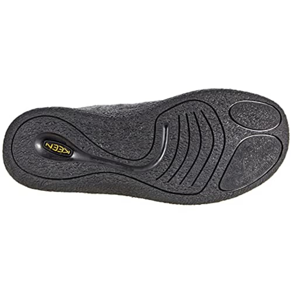 KEEN HOWSER III SLIDE Men's Sneakers, Charcoal Gray Felt/Black, Size 27.5cm