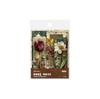 RetroStory Floral Bookmark Stickers - 16 Sheets for Personal Decoration & Planners