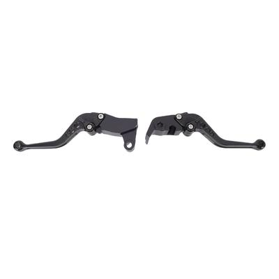 1 Paire Leviers d'Embrayage de Frein de Moto Alliage d'Aluminium Ensemble Levier de Frein et d'Embrayage Court Remplacement pour Indian FTR1200 S