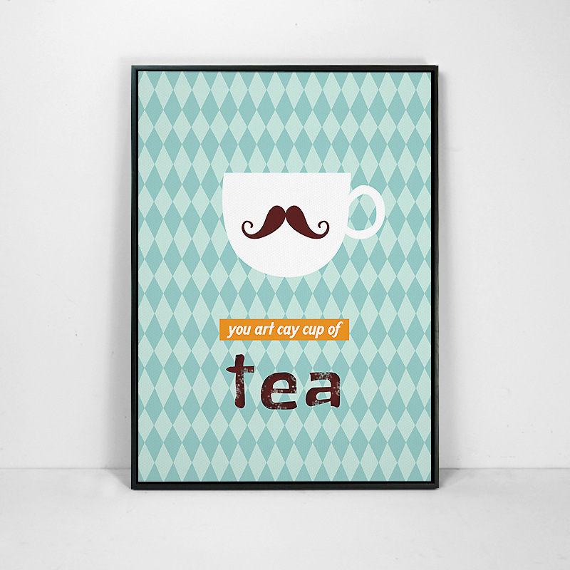 3 Panel Nordic Bilder Tee Kaffee Moderne Abstrakte Druck Leben Zitate Triptychon Modulare Leinwand Malerei Wohnzimmer Dekor