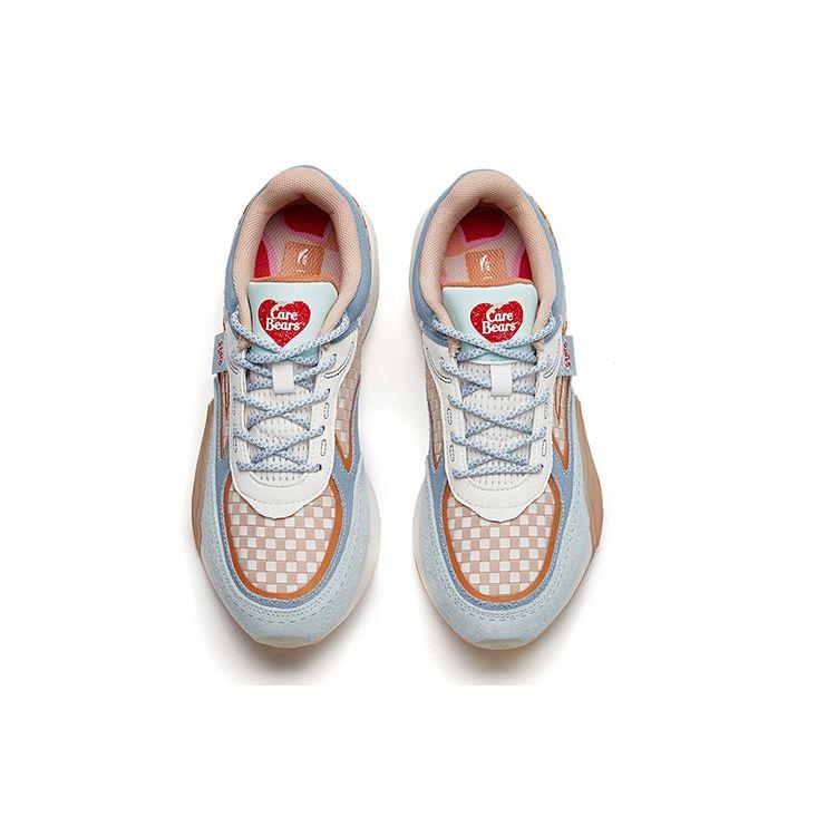 Anta A Series Shock Absorbing Non-Slip Low-Top Sports Casual Shoes Women Sneakers Yellow Orange 122228871-6