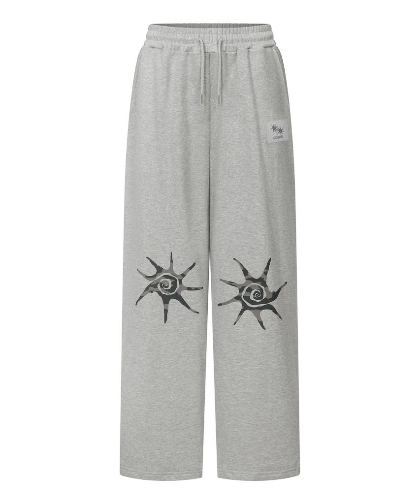Koiliseu Fayon Camo Color Block Wide Sweatpants