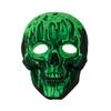 Full Face Halloween Skeleton Mask Spooky Funny Scary Skull Headgear Easy To Wear Luminous Party Cosplay Mask