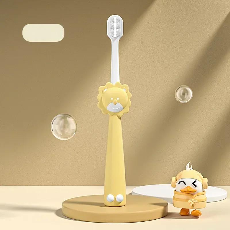 1pc Cartoon Lion Children Soft Toothbrush Oral Cleaning Household Dental Care Kids 2-6 Years Toothbrush Baby Care Accessories