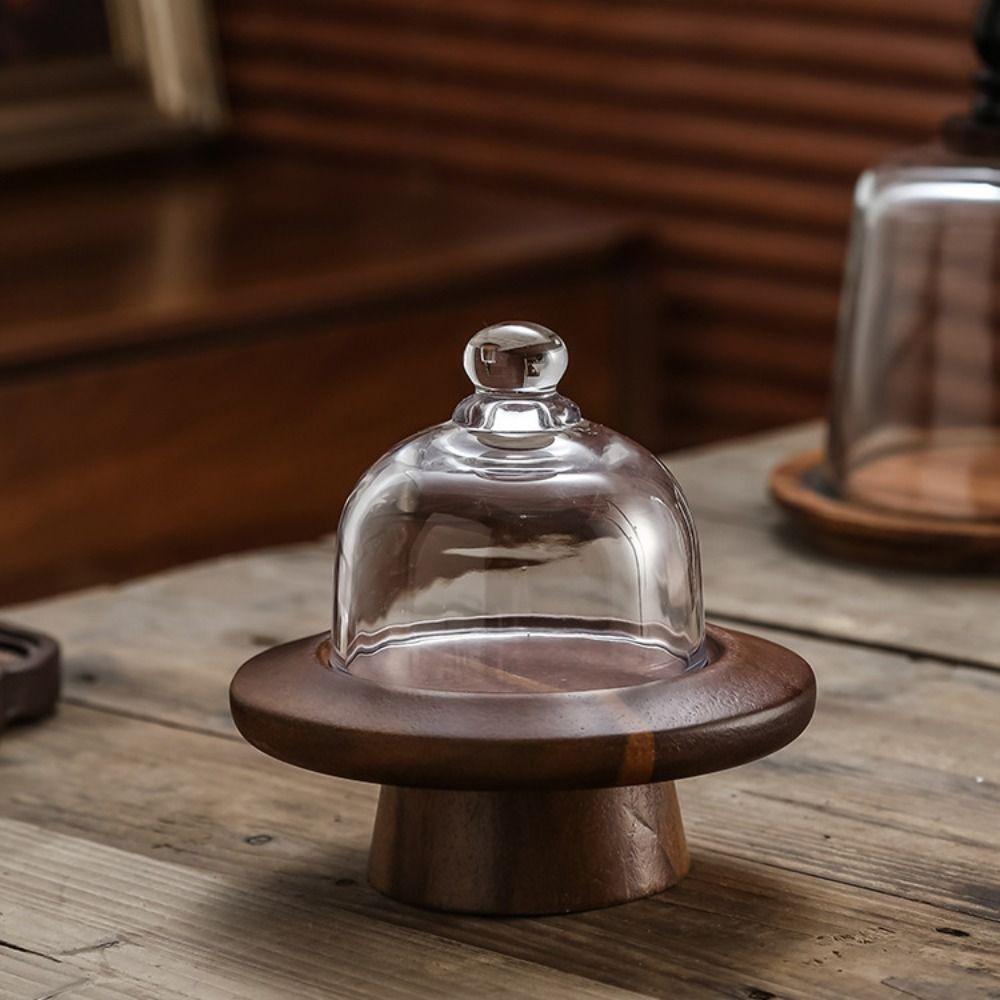 Wooden Cake Tray Exquisite Storage Tray Kitchen Organizer Butter Box Tea Table