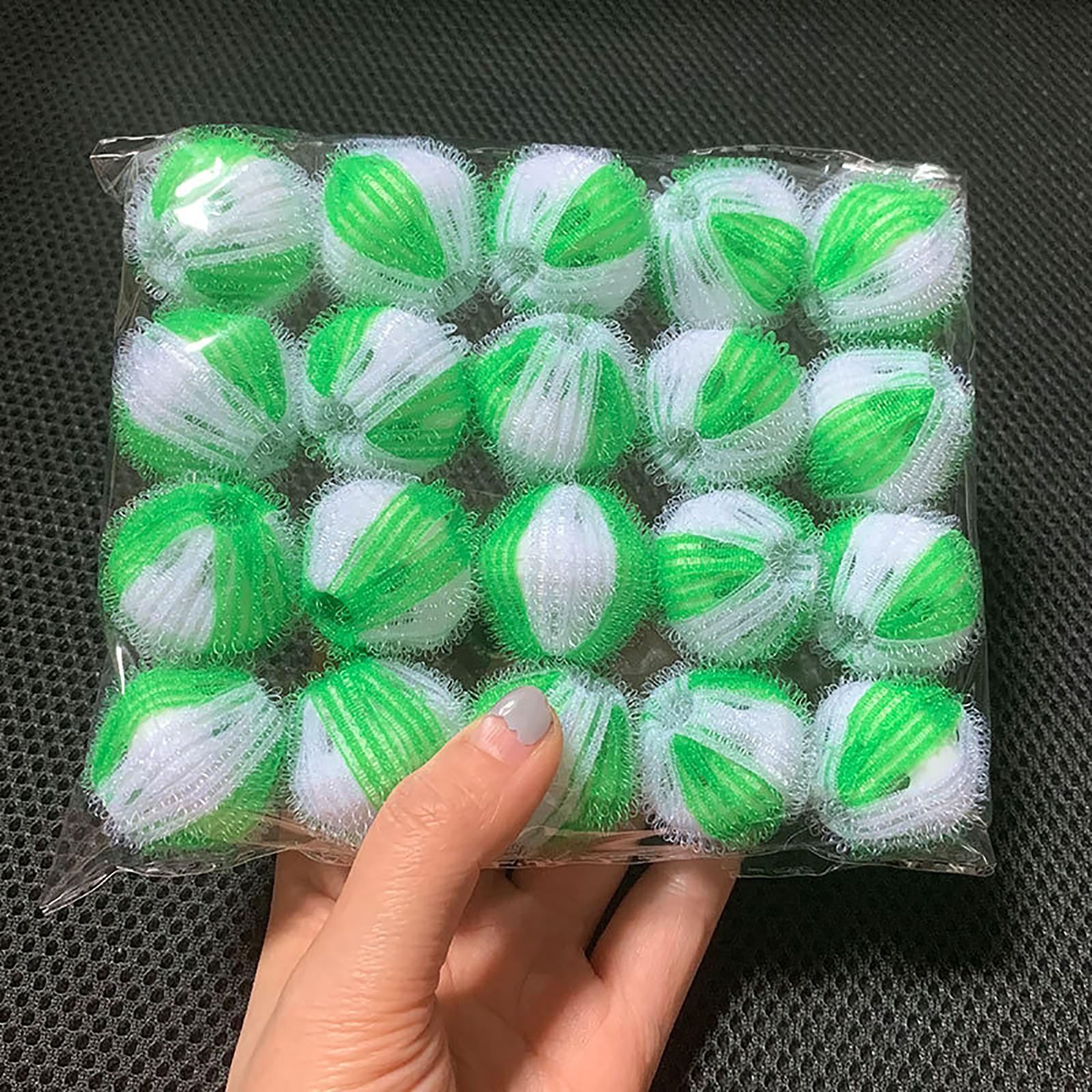 

Нейлоновый шарик для чистки, шарик для стирки, препятствующий запутыванию, впитывает волосы, физический дезактивирующий шарик для стирки зелёный