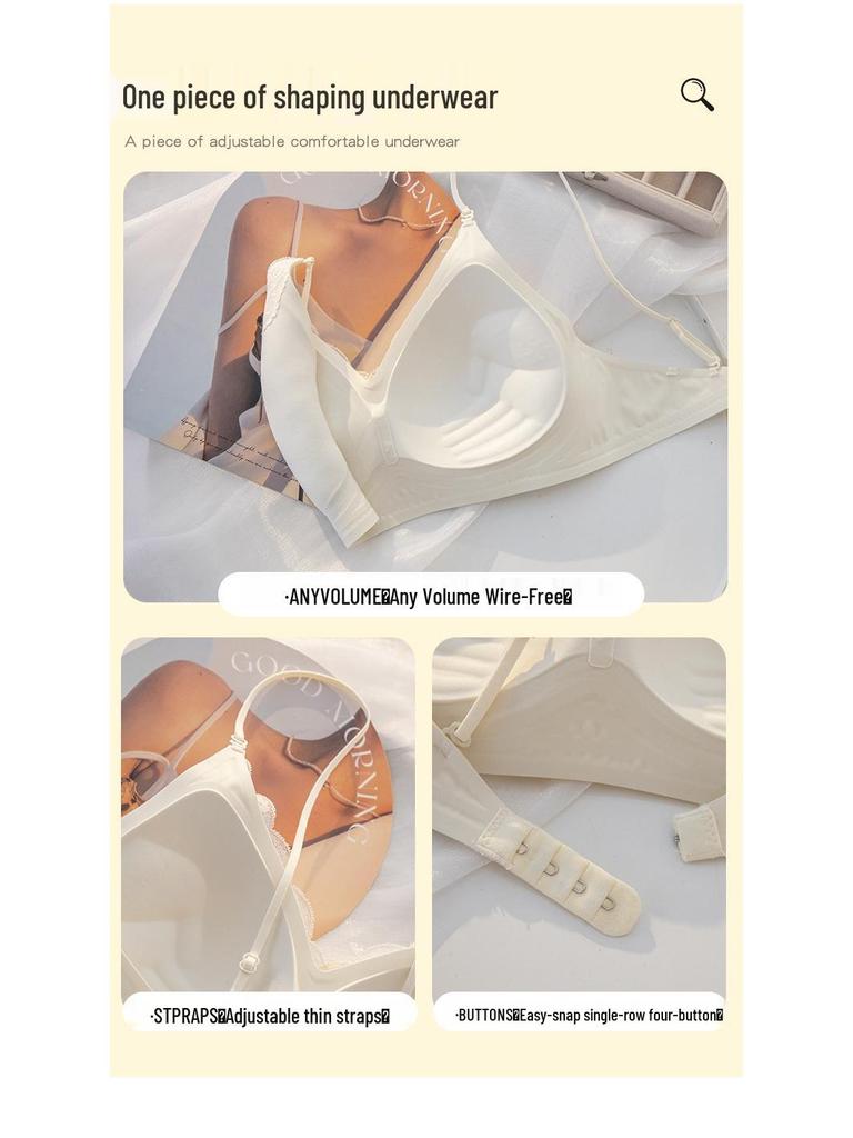 Women's Push-Up Wireless Cross Halter Bra: Seamless, Invisible, Anti-Sagging, Thin Straps, Beautiful Back Design