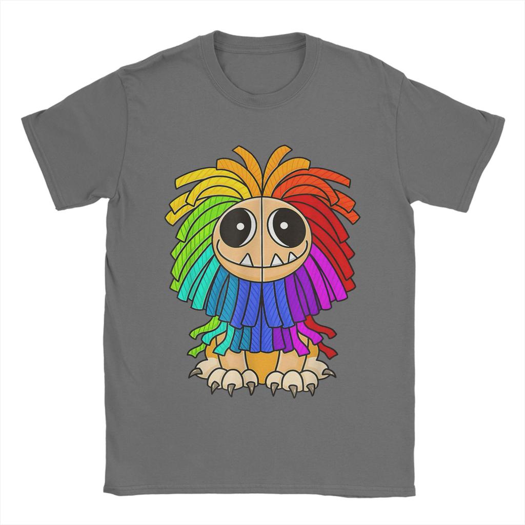 Mężczyźni Kobiety Yarnaby Pluszowe Stworki Kreskówkowy T-shirt Czysta Bawełna Koszulki z Nadrukiem Ubrania Stroje
