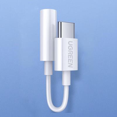Cabo Adaptador de Áudio Ugreen Tipo-C para 3,5mm