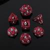 Set di Dadi Metallici Vuoti D&D Dadi Metallici Vuoti D&D 7 Pezzi Dadi Poliedrici