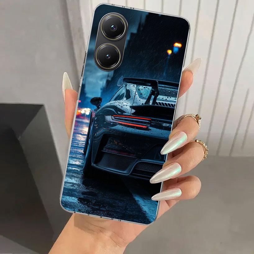 Sports Car 911 Phone Case for Xiaomi Poco X5 X6 X7 Pro F7 Ultra M7 Redmi 15 15C 13 13C 12 12C 10 10A 10C 9 9A 9C 9T Shell Poco X