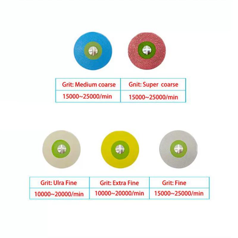 1Pcs Dental Polishing Discs Rubber Diamond Polisher Wheel Disc Dental Materials Teeth Whitening