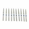10 Stück Dental Diamant FG Hochgeschwindigkeitsbohrer zum Polieren Glätten Dentalbohrer für Hochgeschwindigkeitshandstück 879K16