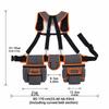 Large Capacity Woodworking Tool Belt Adjustable Design Multi Functional Tool Belt  Carpenter Work
