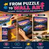 Puzzle Glue 200ml Quick Drying Clear Sealer with Applicator for Jigsaw Puzzles Painting Photo Fabric Art Craft Preservation
