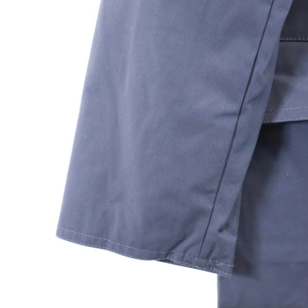 VINTAGE 70s 80s dead stock Long sleeve trench coat Blue Men's Used