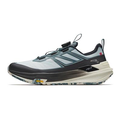 Tian Du Fabric Rubber Running Shoes Men's Antique Moss Green/Asphalt Gray 112615599-1