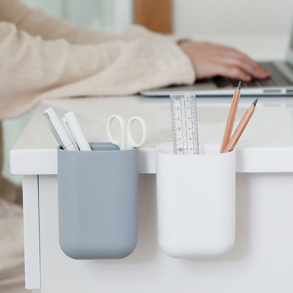 Supplies Student Stationery Pen Container Desktop Storage Box Hangable Pencil Box Paste Pencil Box