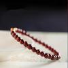 Hua Ying Natural Wine Red Garnet Bracelet for Women, Light Luxury Niche Exquisite Koi Fish Fortune Bead Multi-loop Bracelet