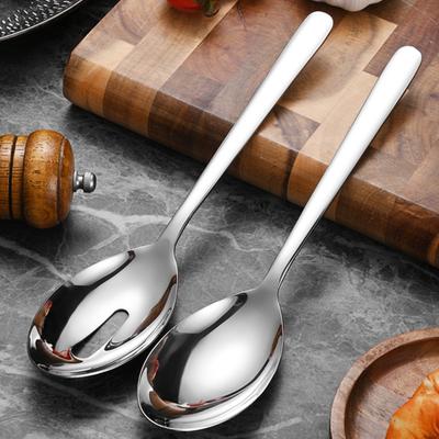 Servierlöffel aus Edelstahl Elegantes Buffetbesteck Robuster Schlitzlöffel zum Servieren Kommerzielle Restaurantküchenschaufel