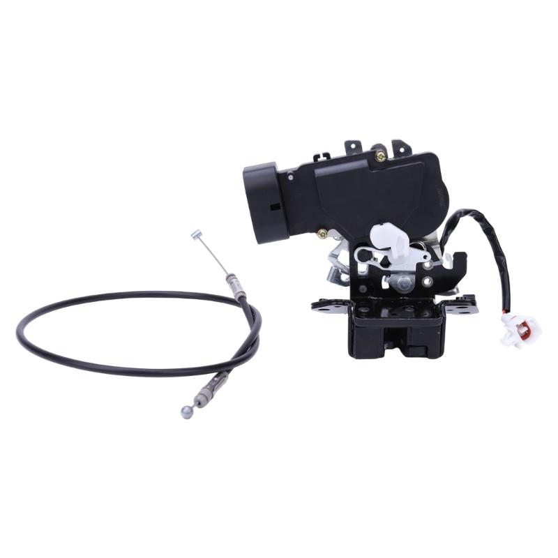 Lock Actuator Service Part 69150-0C010, 2001-2007 Application Reference, Rear Door Assembly with Bracket, Spring Mechanism, and Wire Lead