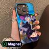 Wandering Witch Elaina Translucent MagSafe Mobile Phone Case for iPhone 17 16 15 14 13 12 11 Air Pro Max Plus Colorful Cover