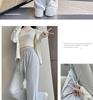 Women's Summer High-Waist Flare Pants - Sun Protection, Thin Ice Silk, Casual Straight-Leg Trousers