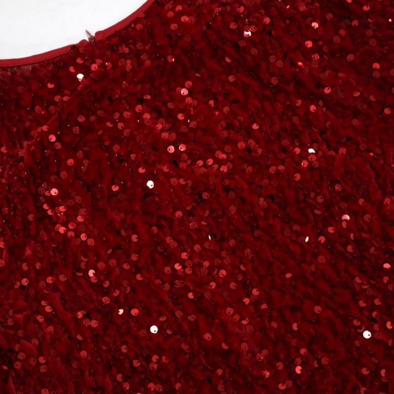 Christmas Sexy Dress Party Long Sleeve Irregular Hip Dress for Women