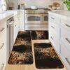 1Pcs  Animal Leopard Pattern Floor Mat Modern Kitchen polyester Rug Non-Slip Colorful Indoor Carpet, For Home Bathroom Bedroom Living Room Decor