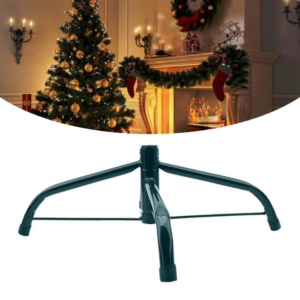 Folding Christmas Tree Holder Base Detachable Tree Stand Support Bracket for Artificial Trees Holiday Party Decoration