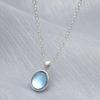 Korean Pearl Necklace: High-End Silver Clavicle Chain with Niche Design, Perfect for Light Luxury and Sweater Pendants.