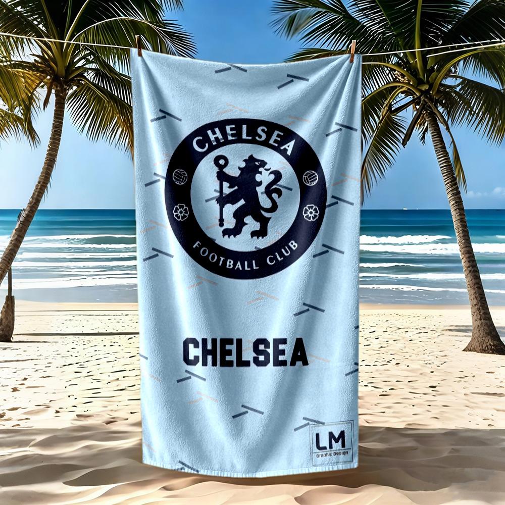 Chelsea Beach Towel Super Soft Absorbent Comfortable Lightweight Perfect For Traveling Yoga Camping And Swimming