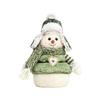 Cozy Green Christmas Snowman Doll Soft Sherpa Exquisite Knitted Gnome Doll Christmas Decorations Home Xmas Tree Decor New Year