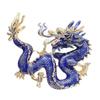 Dragon Brooch Animal Lapel Pin Fashion Jewelry Alloy Carving Artistic Style Suitable for