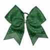 Glänzende Strass-Schwalbenschwanz-Schleifen-Haargummis für Mädchen - Cheerleading-Band-Kopfschmuck