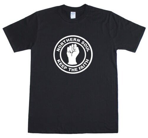 

Northern Soul Keep The Faith Selection: 11 дизайнов футболок унисекс на выбор