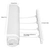 White Retractable Clothesline Punch Installation Laundry Drying Line  Balcony Bathroom Laundry Room