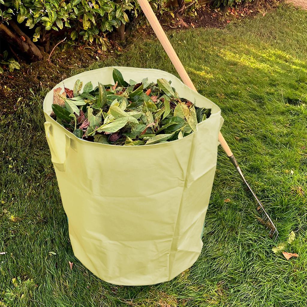 Buy Reusable Yard Waste Bags Green Lawn And Leaf Bag at affordable