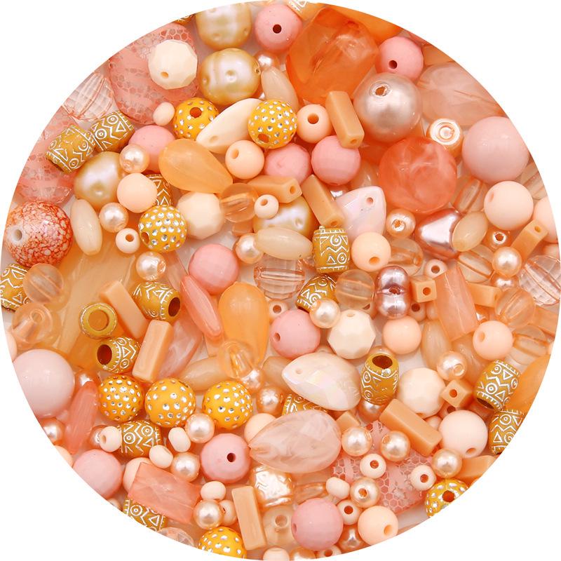 Retro Baroque DIY Acrylic Beads Kit: Handmade Necklace & Bracelet Jewelry Accessories