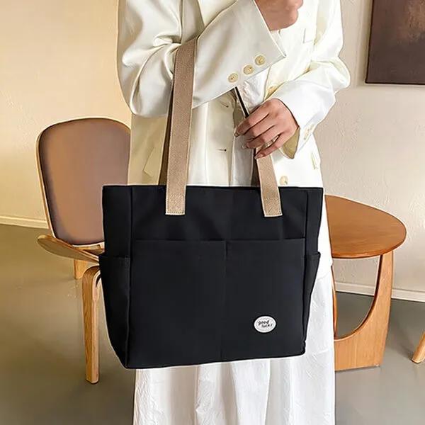 Large storage capacity daily shoulder bag for office workers, college students, and gyms