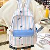 School bag backpack high value lazy cute girl campus commuter backpack new floral student bag