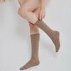 Cotton Ribbed Knee Socks_5 Colors